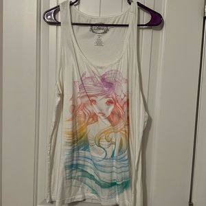 Size 1. Torrid little mermaid tank. So cute!